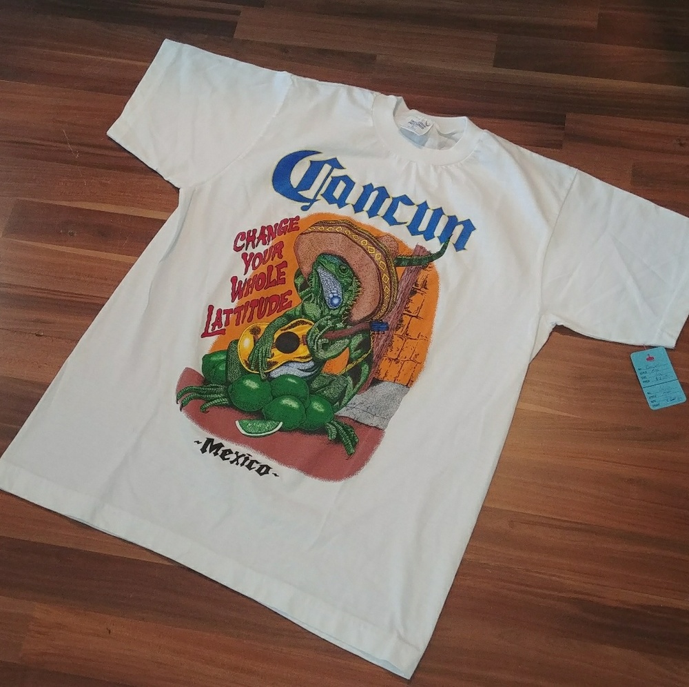Cancun "change your whole latitude" tee